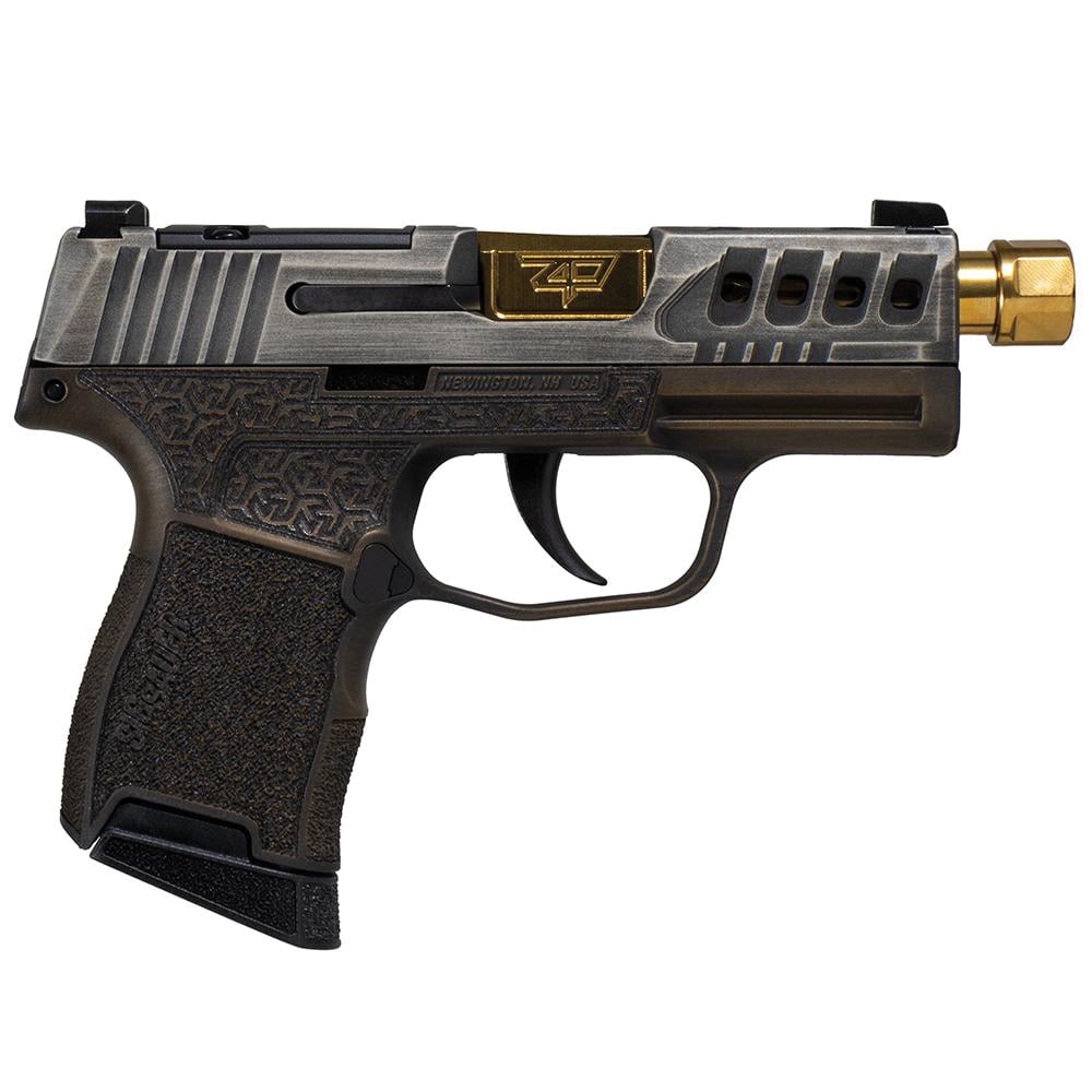 Sig Sauer P365 Optic-Ready Gold Bug 9mm 3.70" 10rds, Brown
