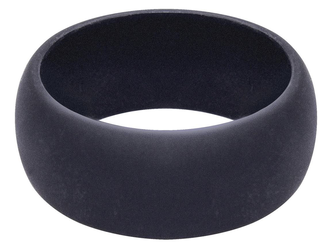 Rothco Silicone Ring - Black, Ring Size 12