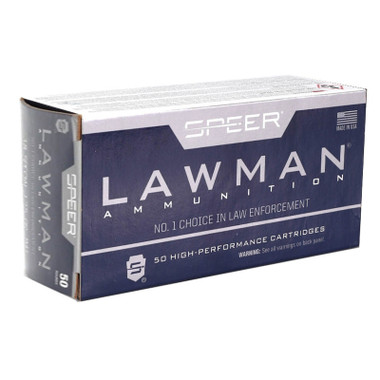 Speer Lawman .38 Special 125 Grain Total Metal Jacket Ammo