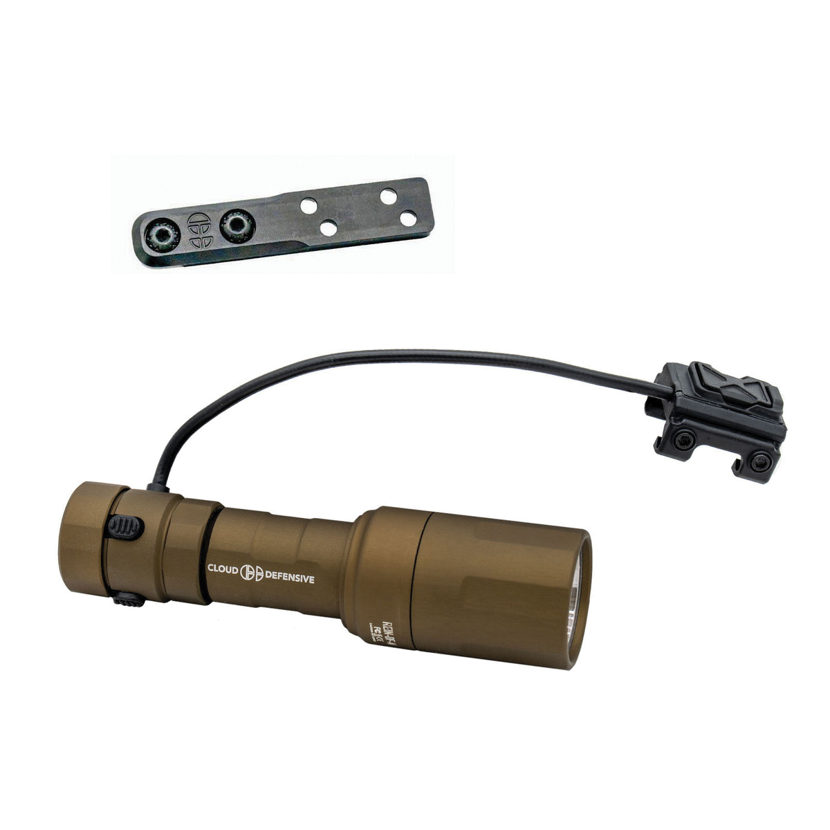 Cloud Defensive Rein 3.0 White LED Weapon Light - 1000 lm Tactical White LED Light - CD2311-C-FDE