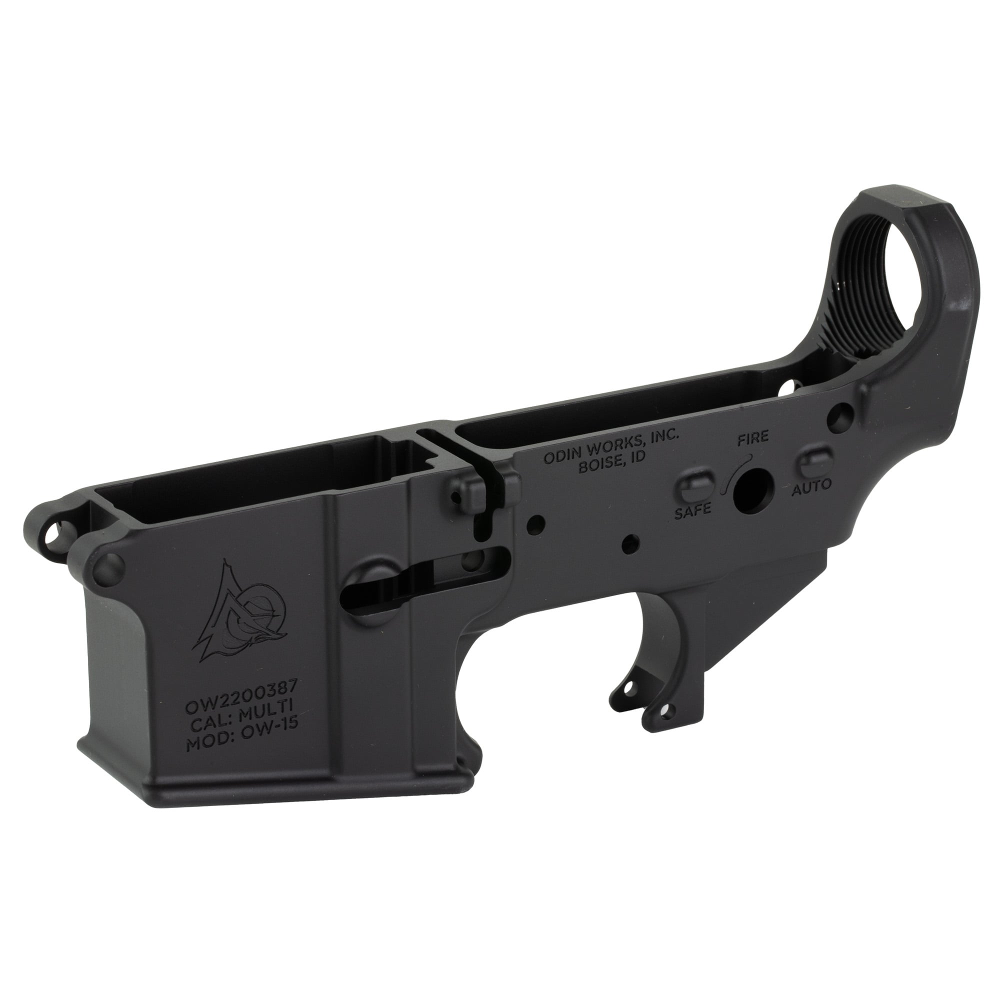 Odin Works OTR-15 .223 Remington AR Lower, Black - OW15ForgedLowerBLK