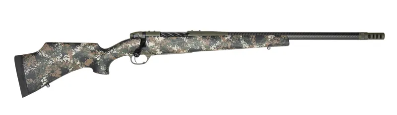 Weatherby(R) - MCC01N65CMR4B - Mark V Carbon Compact 6.5 Creedmoor 22" Bolt 4+1 Black/Carbon Fiber Rifle