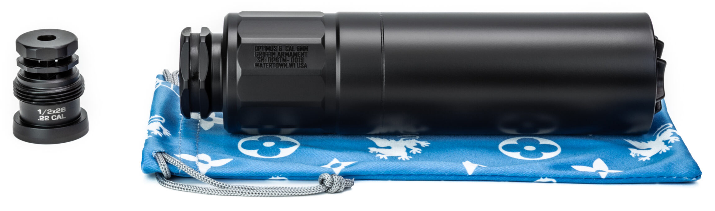 Griffin Armament Optimus 6 Suppressor - 6mm Black