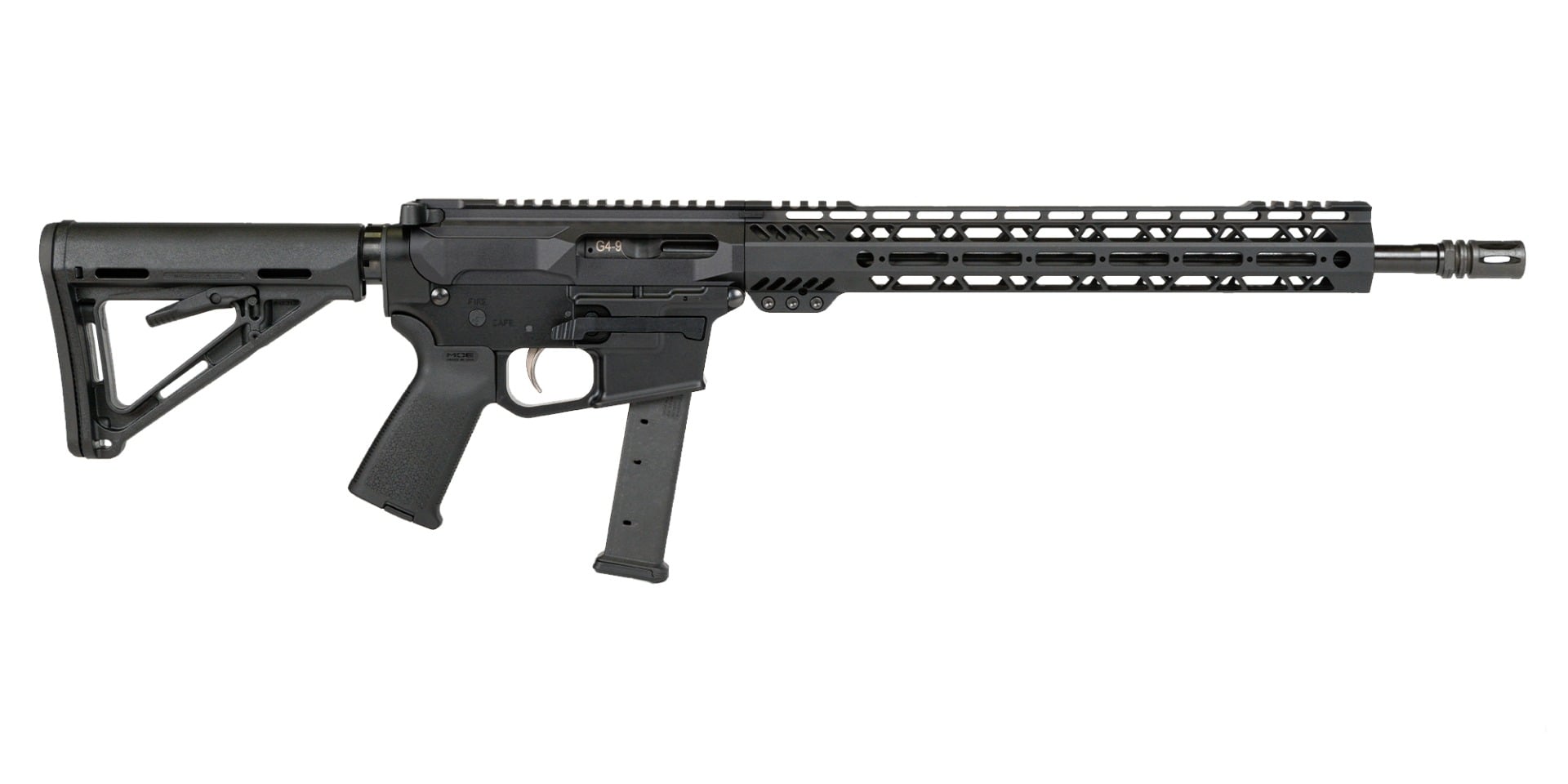 PSA Gen4 16" 9mm 1/10 Lightweight M-Lok MOE EPT Rifle - 5165450030