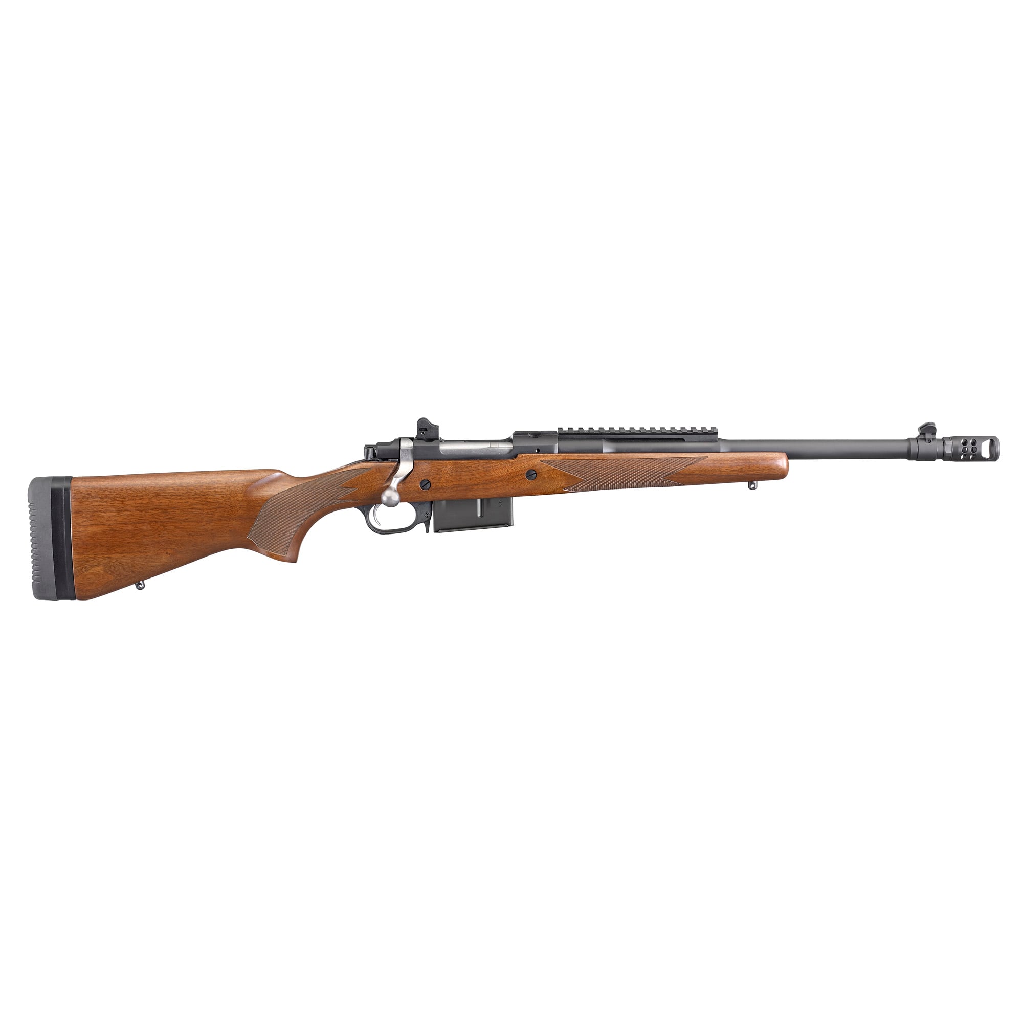 Ruger Gunsite Scout Rifle .450 Bushmaster Bolt Action Rifle, 16.1" Barrel, Black - 6837
