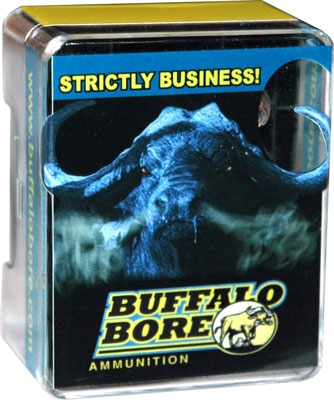 Buffalo Bore 9x18 Makarov +P 115 grain Hard Cast Flat Nose Pistol and Handgun Ammo, 20/Box - 34B/20