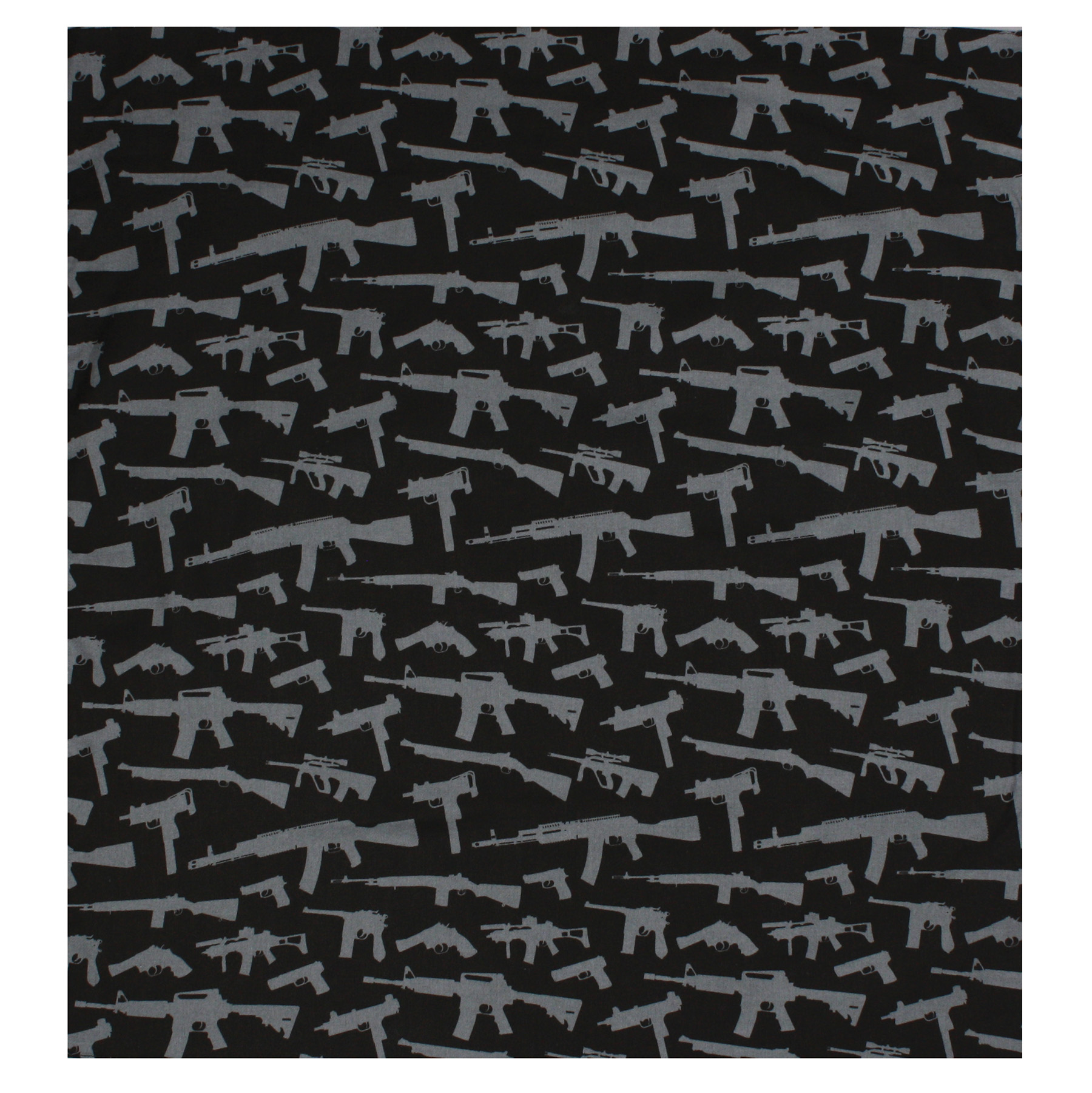 Rothco Gun Pattern Bandana - Black