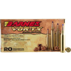 Barnes 21522 VOR-TX 243 Winchester 80 GR Tipped TSX Boat Tail - 20rd Box