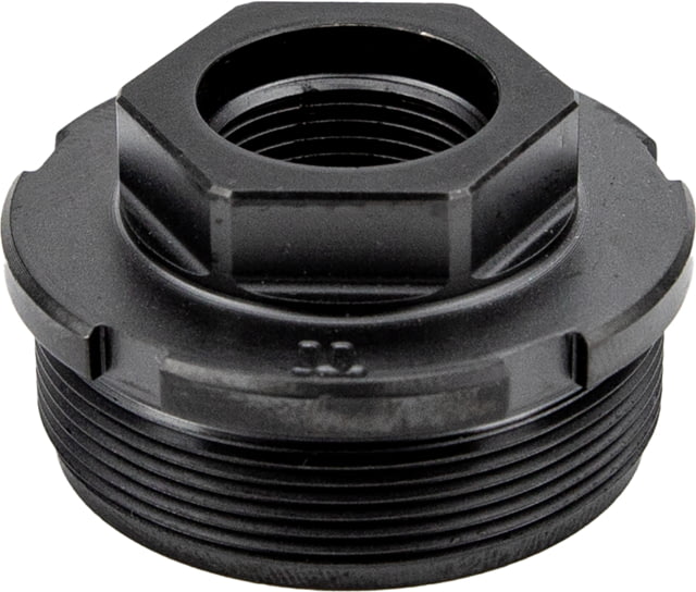 KGM Direct Thread Adapter 5/8X24 to HUB 1.375x24 Nitride Finish Black Titanium Construction