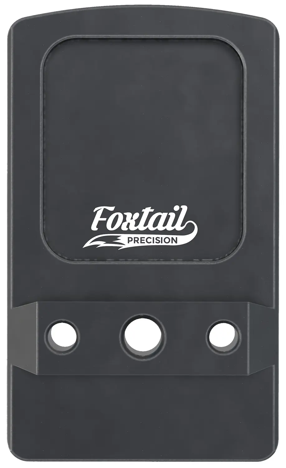 Foxtail Precision 100014 Rear Sight Dovetail Optic Adapter Plate for non MOS Glock Black Anodized Glock Non MOS