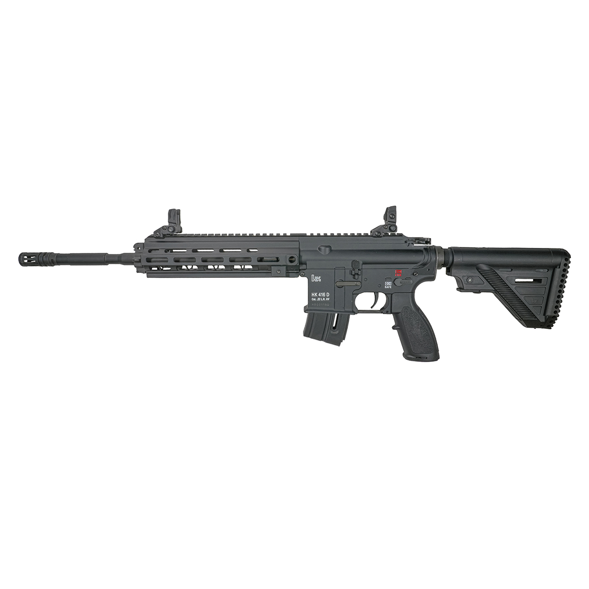 H HK416 .22 LR AR Rifle with 16.1" Barrel Sights