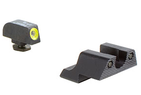 Trijicon Glock 42 HD Night Sight Set, Yellow Front