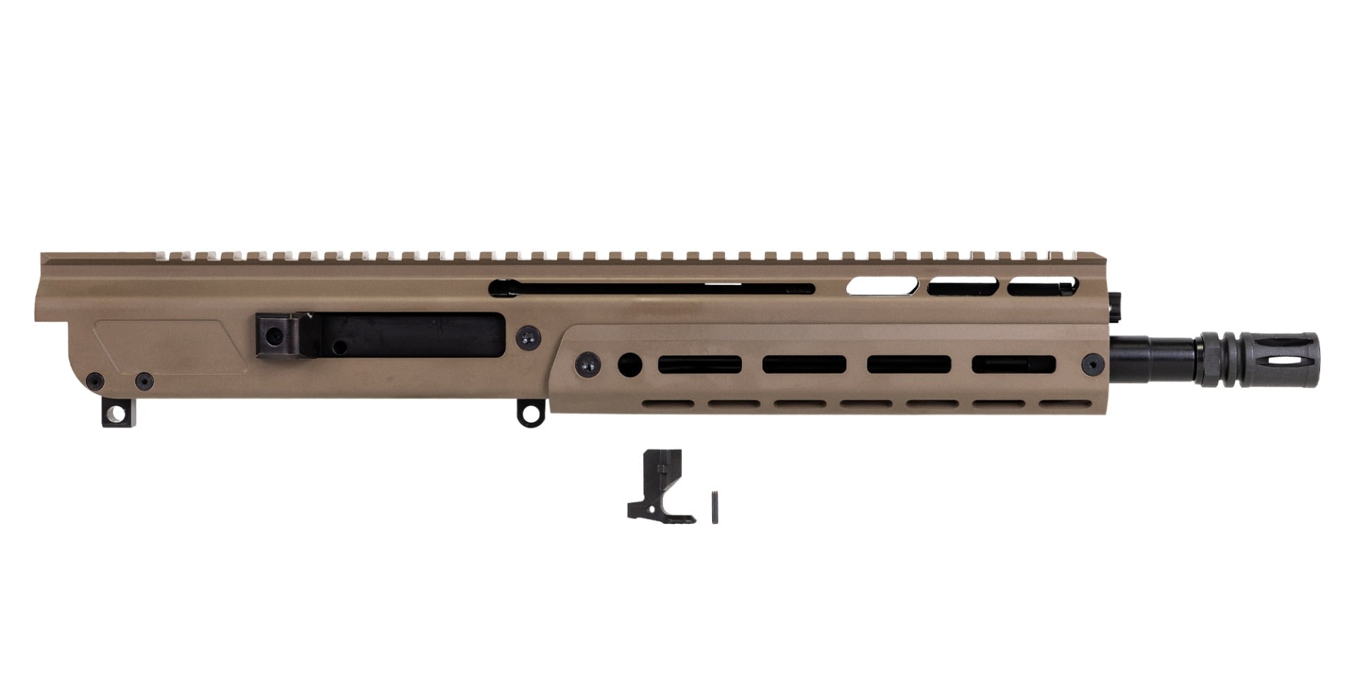 PSA JAKL 10.5" 5.56 NATO 1/7 Nitride Complete Upper With BCG, Bolt Catch & Bolt Catch Roll Pin, FDE
