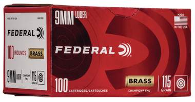 Federal Champion 9MM 115Gr Full Metal Jacket - WM51991