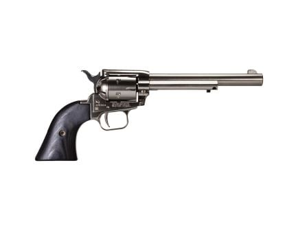 Heritage Manufacturing Rough Rider .22LR Revolver 6.50" 6rds, Nickel - RR22NI6BW