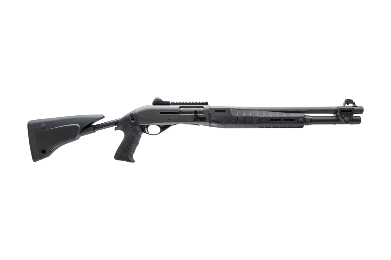 Benelli M2-G1 922r 18.5" 12GA 7rd Semi Automatic Shotgun w/ 5-Position Stock, Gray