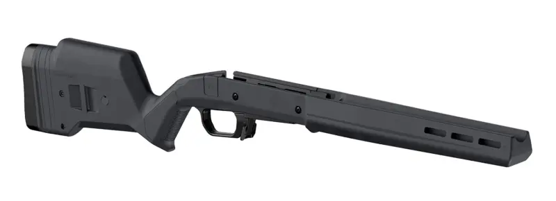 Magpul MAG1069-GRY-RT Hunter 110 Stock Fixed with Aluminum Bedding Adjustable Comb Gray Synthetic for Savage 110 Short Action Right Hand