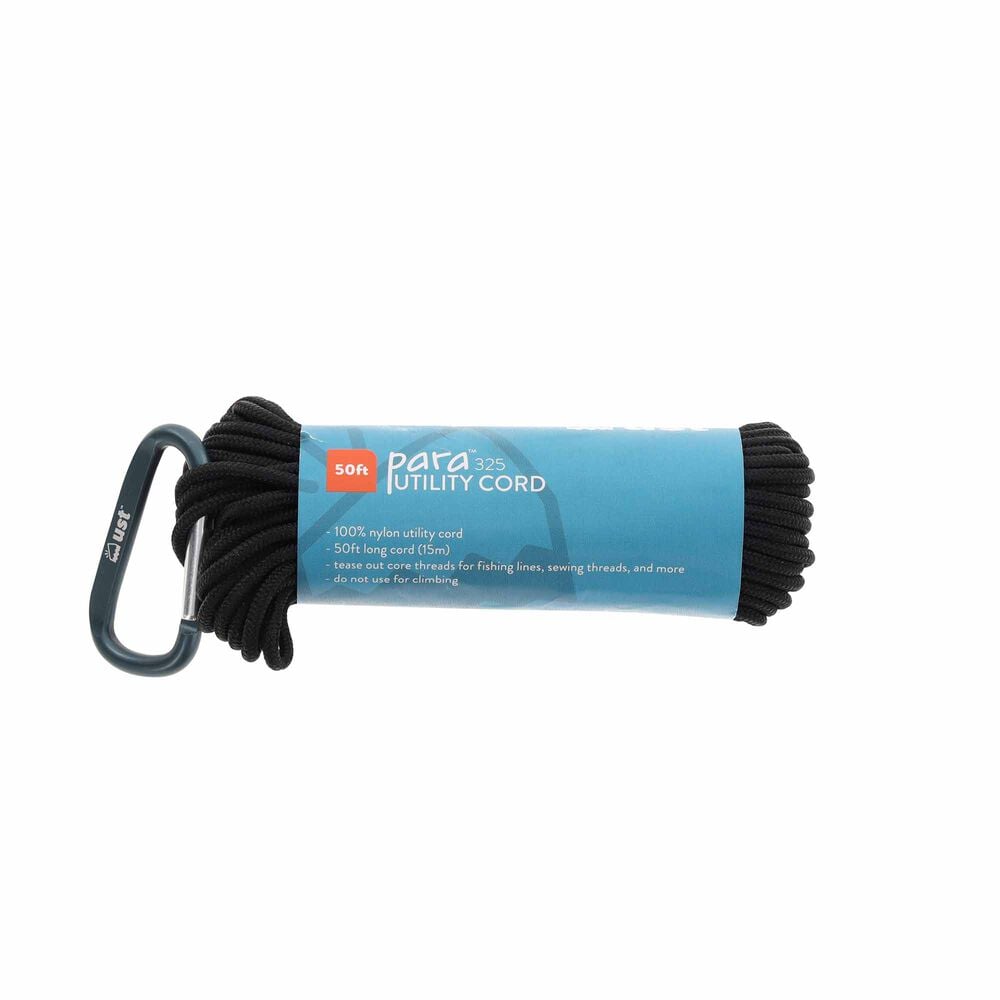 UST 325 Paracord 50 Ft, Black - 1156812