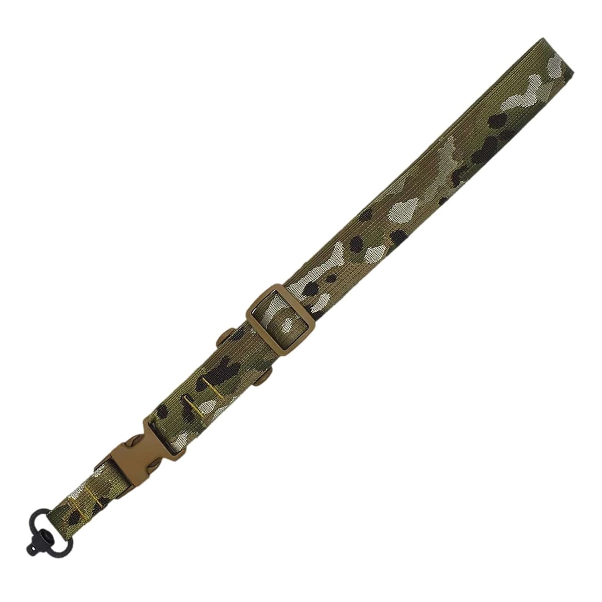 TAC Shield CQB Quick Detach Push Button Single-Point Sling 1.50", Multicam