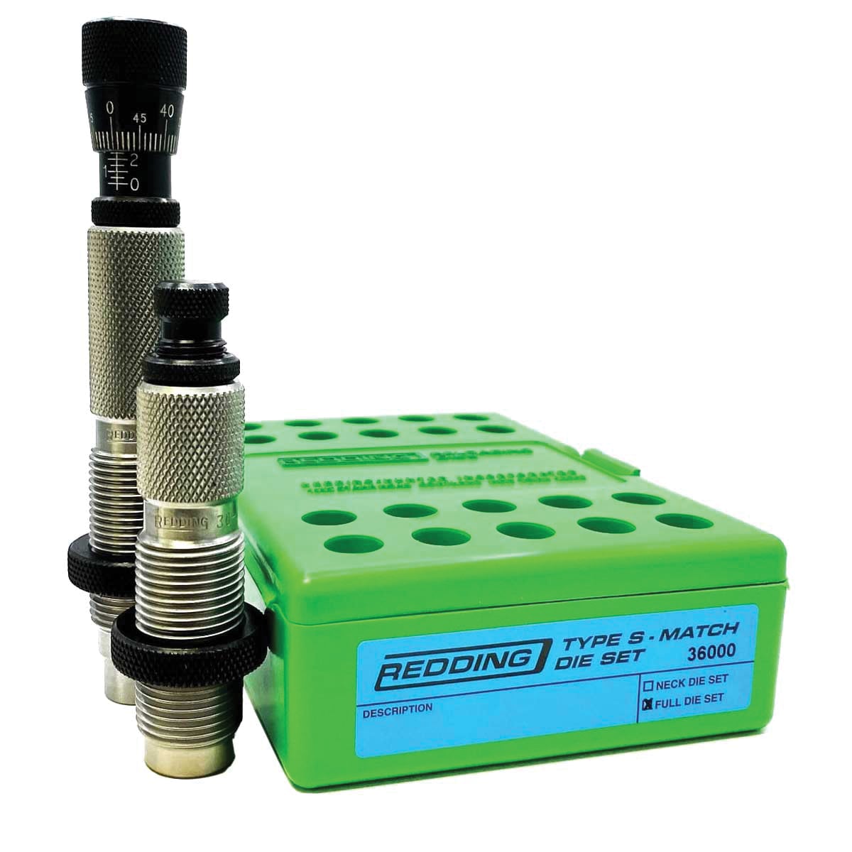 Redding Reloading Equipment 6.5x47mm Lapua Rifle Type S Match Bushing Full Die Set