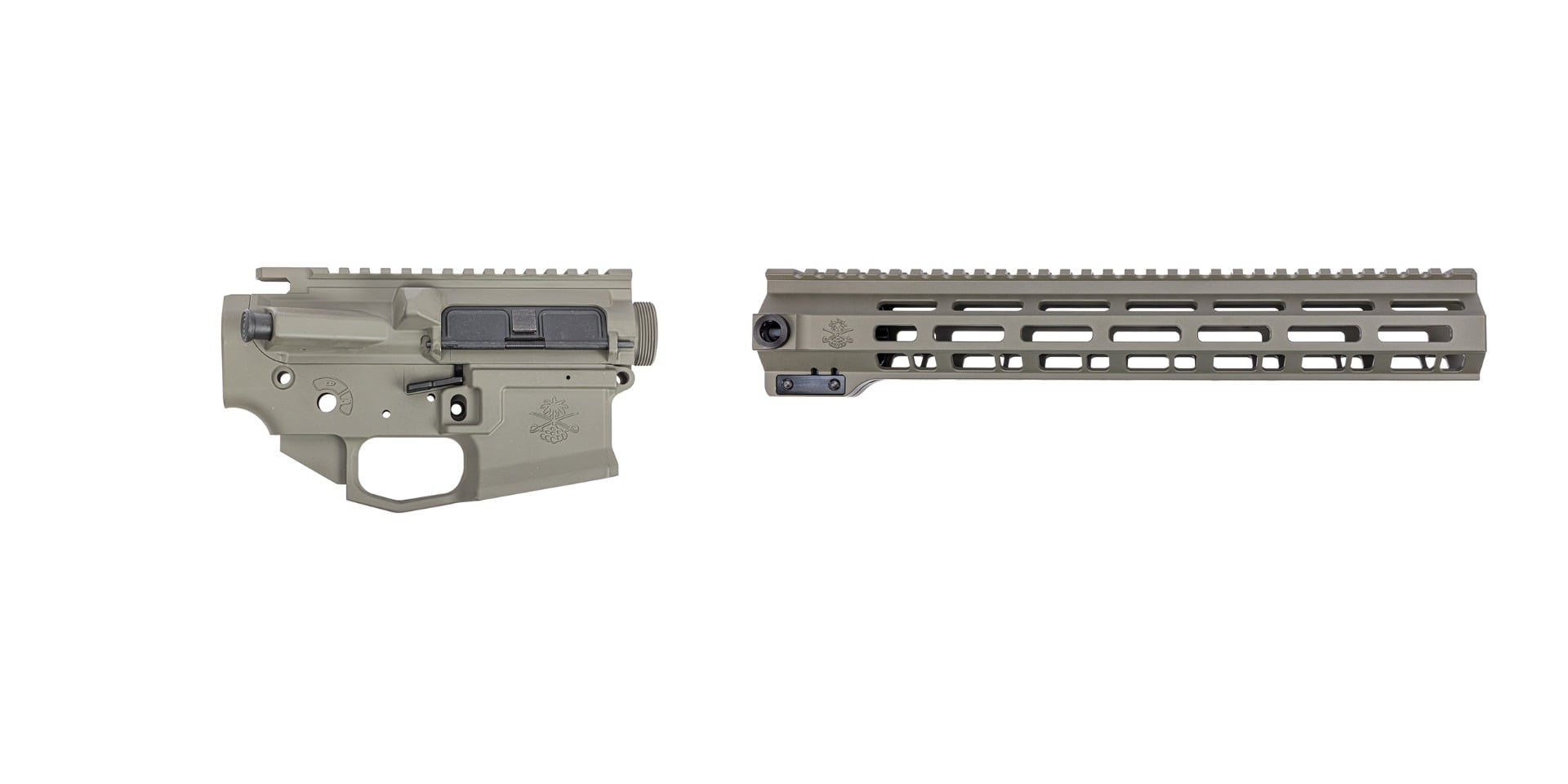 Sabre-IC Builder Set - 13" QDSM V2 Rail, Moss Green