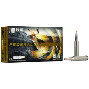 Federal P7RTT2 Premium  7mm Rem Mag 140 gr Trophy Bonded Tip 20 Bx/ 10 Cs