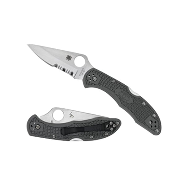 Spyderco Delica 4 Foliage Green Folding Knife with Versatile Drop Point - C11PSFG