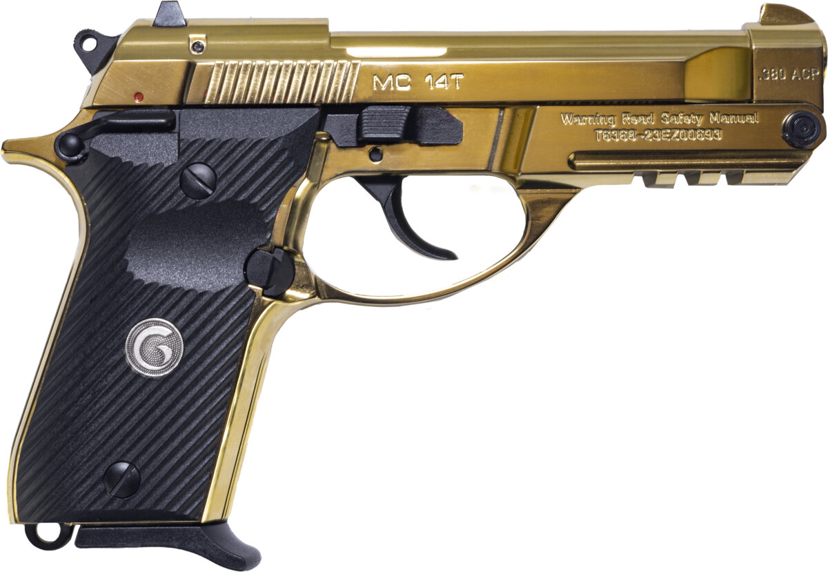 EAA Corp MC14T TIPUP 380ACP GOLD 13+1