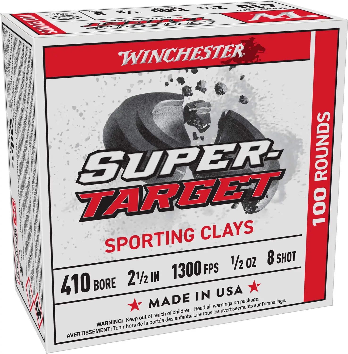 WIN TRGTS418 410BORE 2-1/2" 1/2OZ 8 25/10