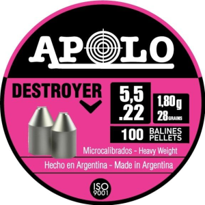 Hatsan-Usa Hatsan Apolo Destroyer Air Rifle Pellets 22 Cal 28 gr 100/ct