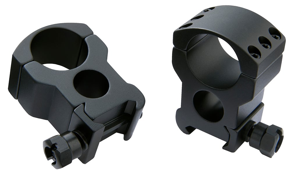 Burris Xtreme Tactical 1" Low Aluminum 2-Piece Scope Ring, Matte Black - 420180