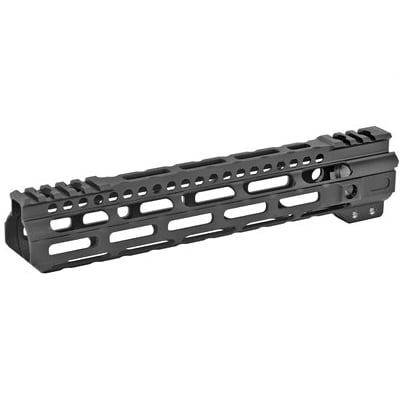 Midwest Industries 10.5" Ultra Lightweight M-Lok Handguard w/ 5-Slot Polymer M-Lok Rail Fits AR Rifles, Black - MI-ULW10.5