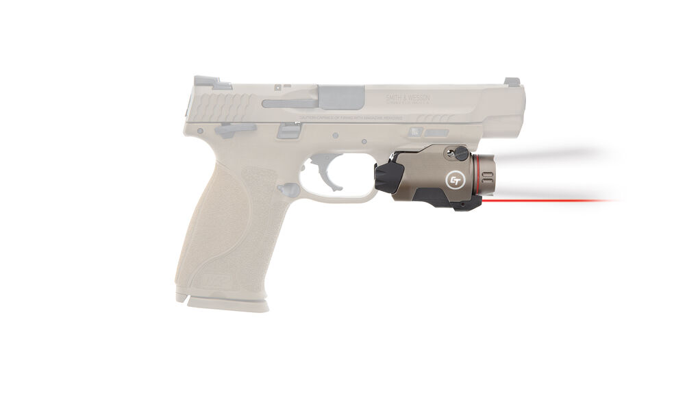Crimson Trace CMR-207 Rail Master Pro Red Laser Sight w/ Tactical Light, FDE - CMR207FDE