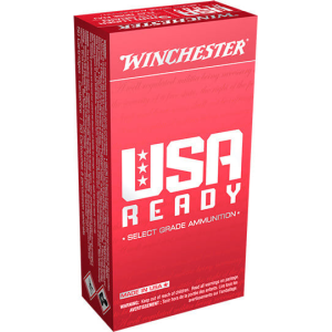 Winchester Ammo RED9 USA Ready 9mm Luger 115 gr Full Metal Jacket Flat Nose (FMJFN) - 50rd Box