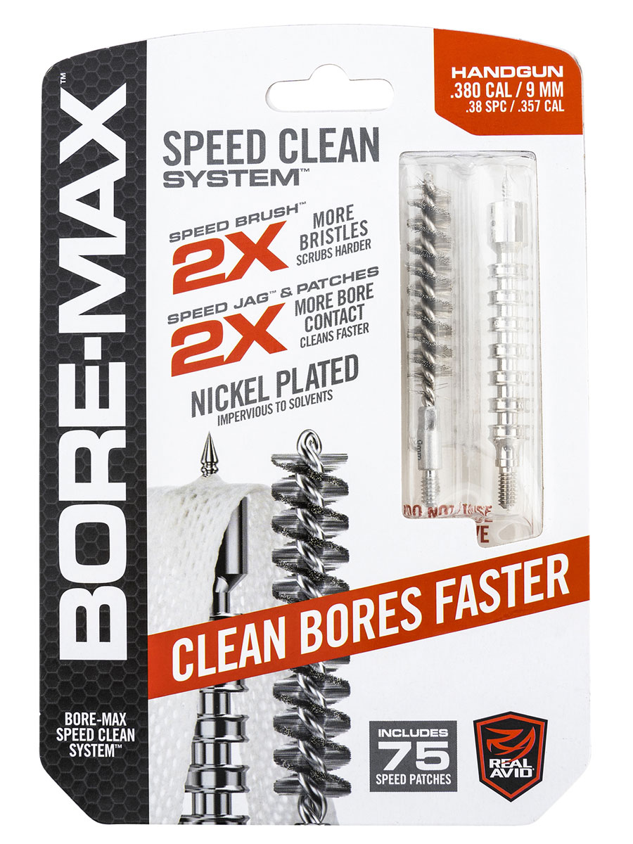 Real Avid Bore Max Speed Clean Upgrade Set, 9mm Pistol - AVBMSET9MM