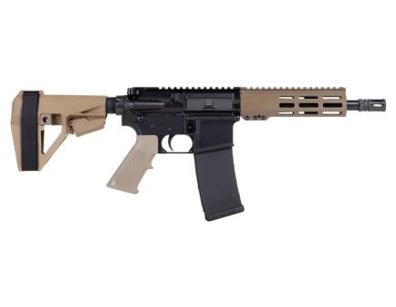 PSA 8.5" Pistol Length 300BO 1/7 Nitride 7" Lightweight Hex MLOK Classic SBA5 Pistol, FDE