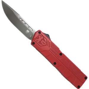 COBRATEC LIGHTWEIGHT OTF RED 3.25 DROP POINT