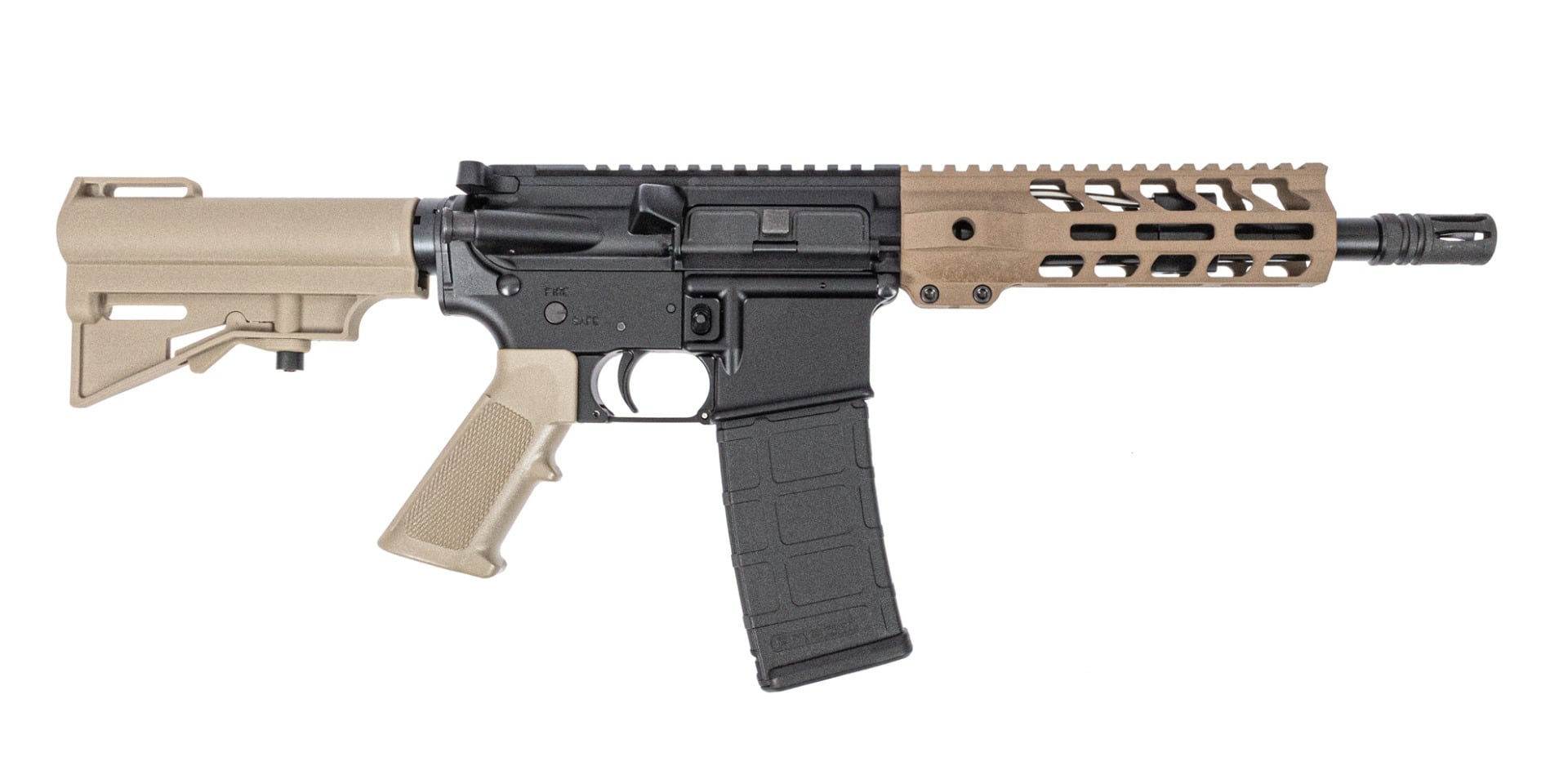 PSA 8.5" 300 Blackout Nitride 7" Lightweight M-Lok Classic HAR-15 Pistol, FDE