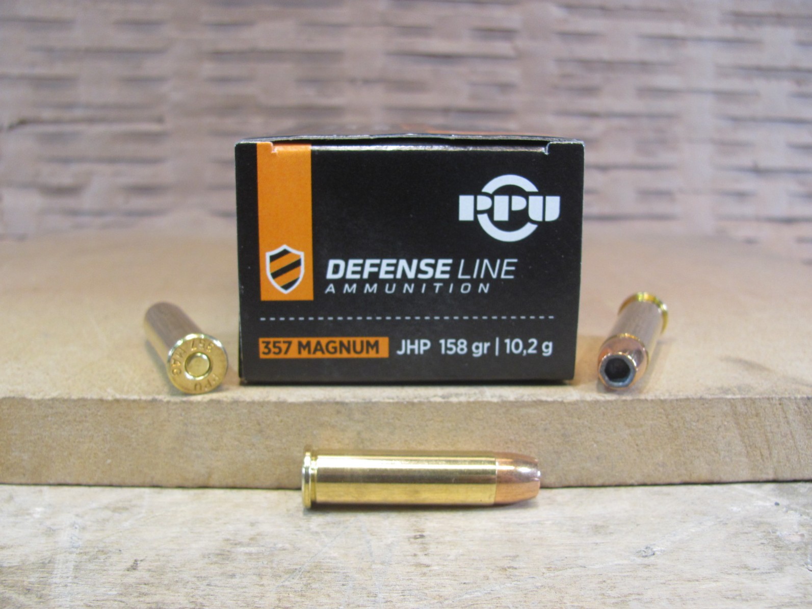 500 Round Case – 357 Magnum 158 Grain JHP Prvi Partizan Defense Line Ammo – PPD357M