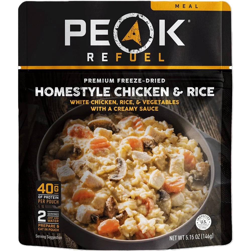 Peak Refuel Homestyle Chicken & Rice Freeze-dried Meal