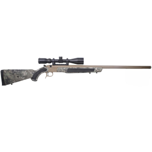 CVA Accura LR-X Muzzleloader Rifle .50 cal 30" 3/4x20 Threaded Barrel FDE Nitride TrueTimber Strata KonusPro 4-12x44 & VariFlame