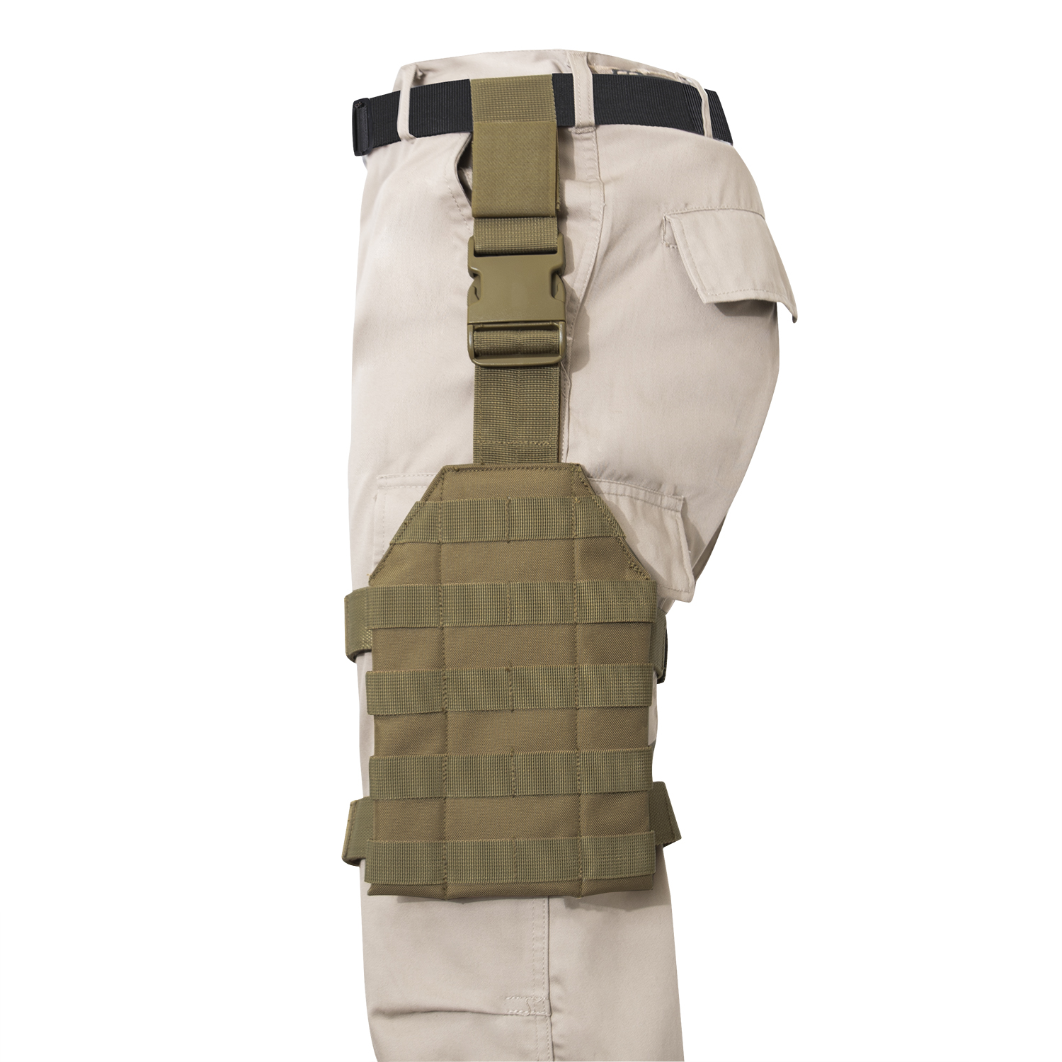 Rothco Molle Drop Leg Panel - Coyote Brown