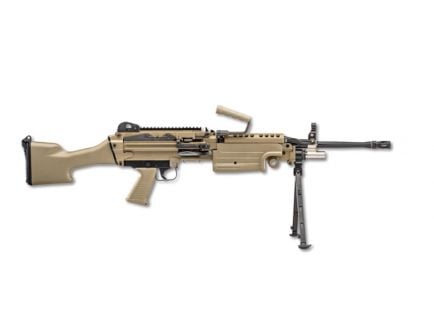 FN M249S 5.56MM FDE 18.5″ - No Credit Card Fees - Free Shipping