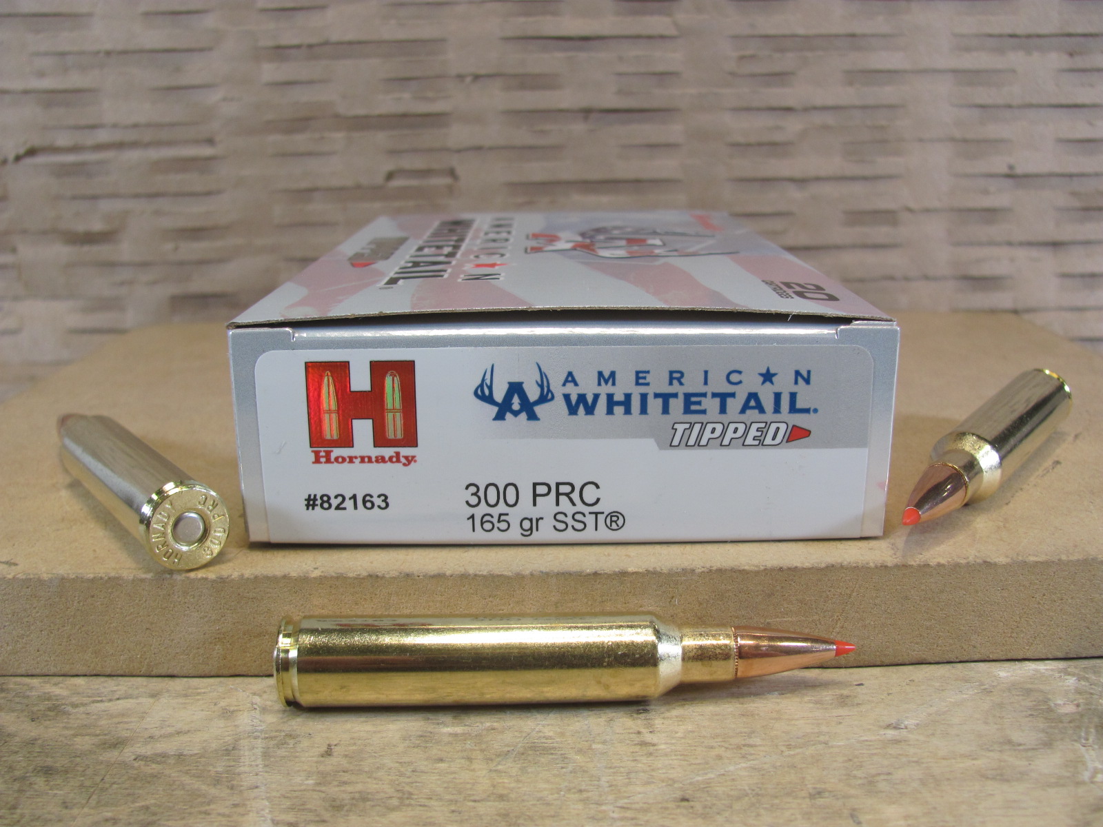 200 Round Case – 300 PRC 165 Grain Hornady SST Tipped Ammo – 82163
