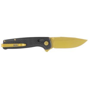 Sog-Knives SOG Terminus XR LTE Folding Knife 2.95" Blade Black and Gold