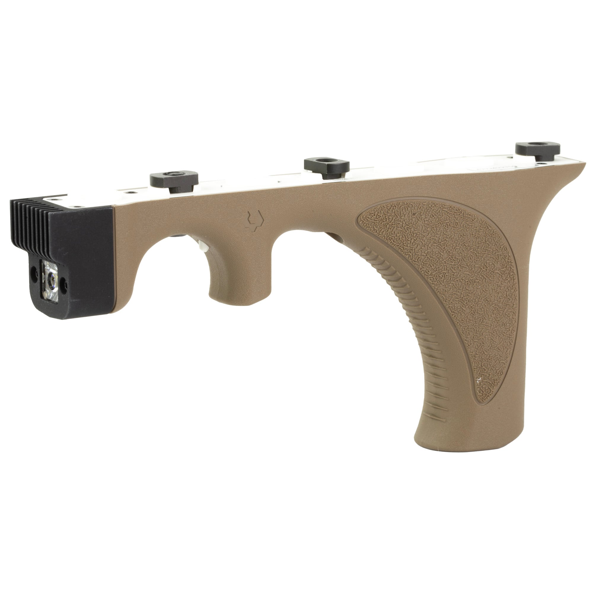 Viridian Weapon Technologies 4LUX Handstop with Light, M-LOK Mounting, Flat Dark Earth, 400 Lumens