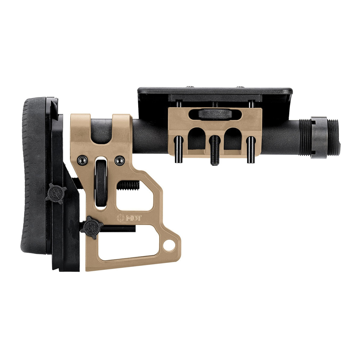 MDT SCS Rifle Skeleton Carbine Stock Flat Dark Earth - For Enhanced Tactical Performance - 102856-FDE