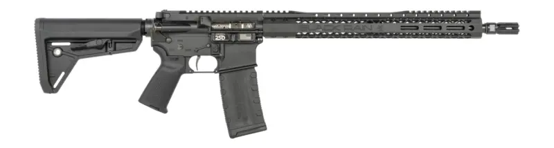 Black Rain Ordnance SSPABLK SSP 5.56 NATO 30+1 16" Black Nitride Threaded Barrel, Black Armor Cerakote Aluminum Receiver w/Picatinny Rail, Magpul MOE SL Black Polymer Stock, Black Magpul Grip