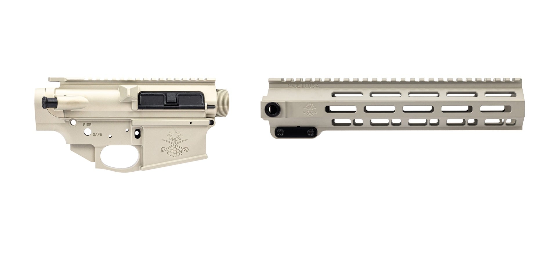 Sabre-10 Builder Set - 10.5" QDSM Rail, Champagne