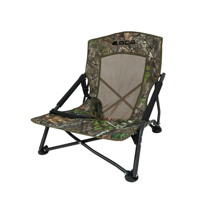 BOG Snood Seat Low-Profile Turkey Chair, Mossy Oak Obsession Camouflage 300 lb